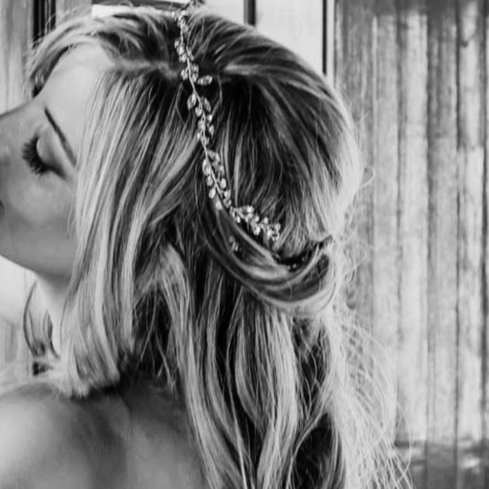 Dareth Colburn Crystal Hair Vine -- Stunning Bridal Formal